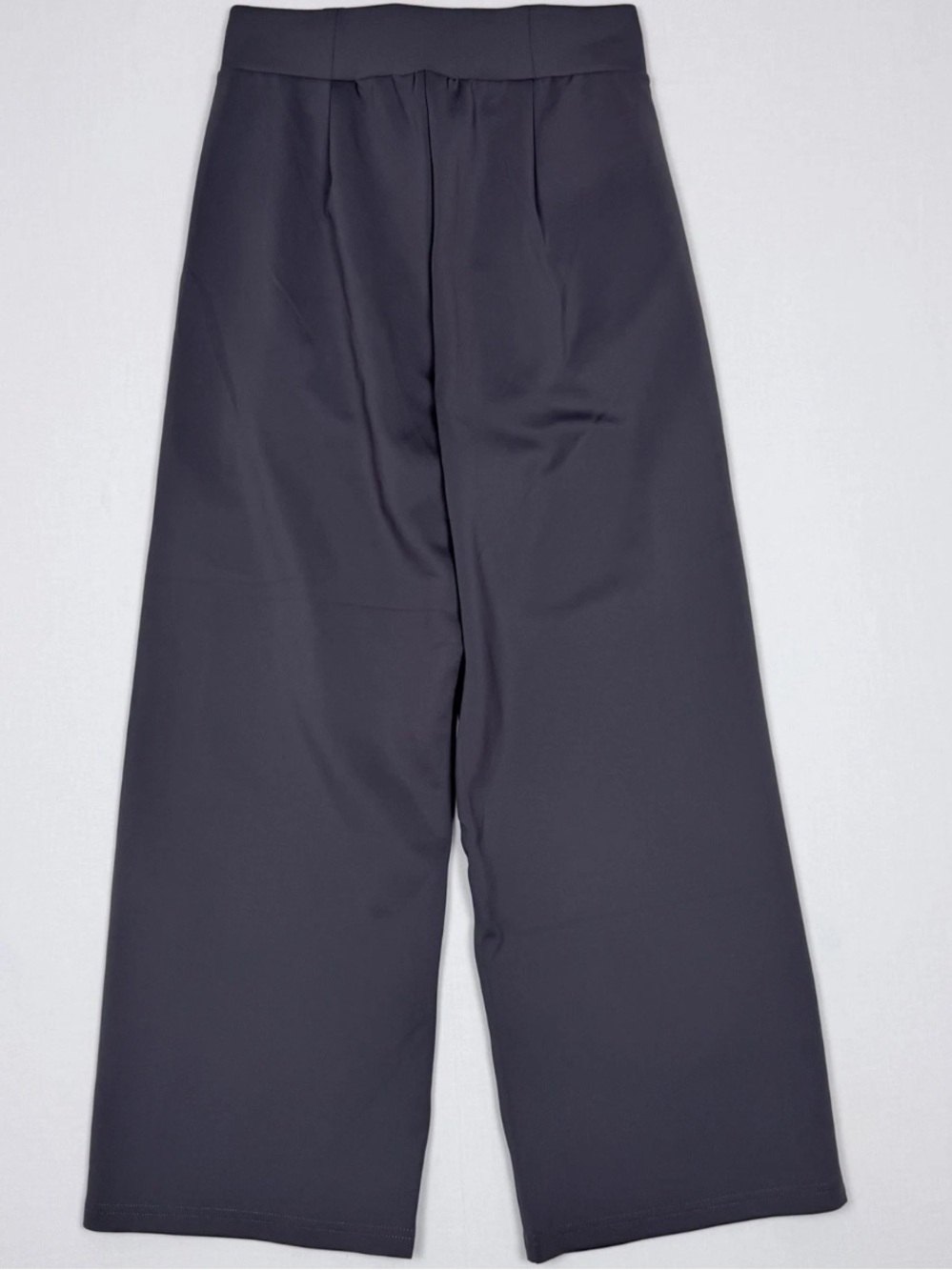 adidas Women’s Wide-Leg Charcoal Black Track Pants